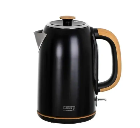 Електрочайник Сamry з нержавіючої сталі 1,7 л Чорний (СR-1342)