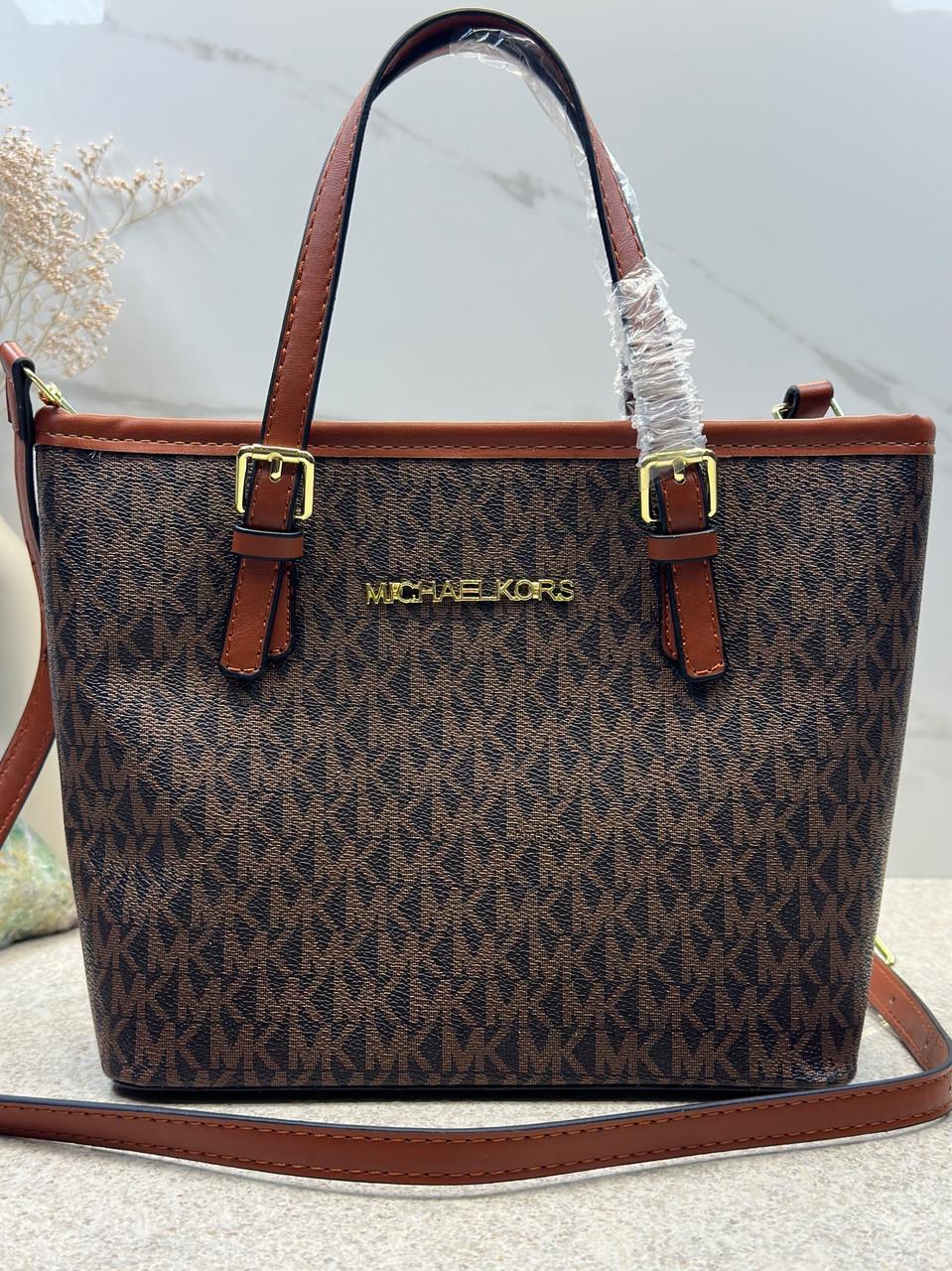 Женская сумка Michael Kors Jet Set Travel Коричневый