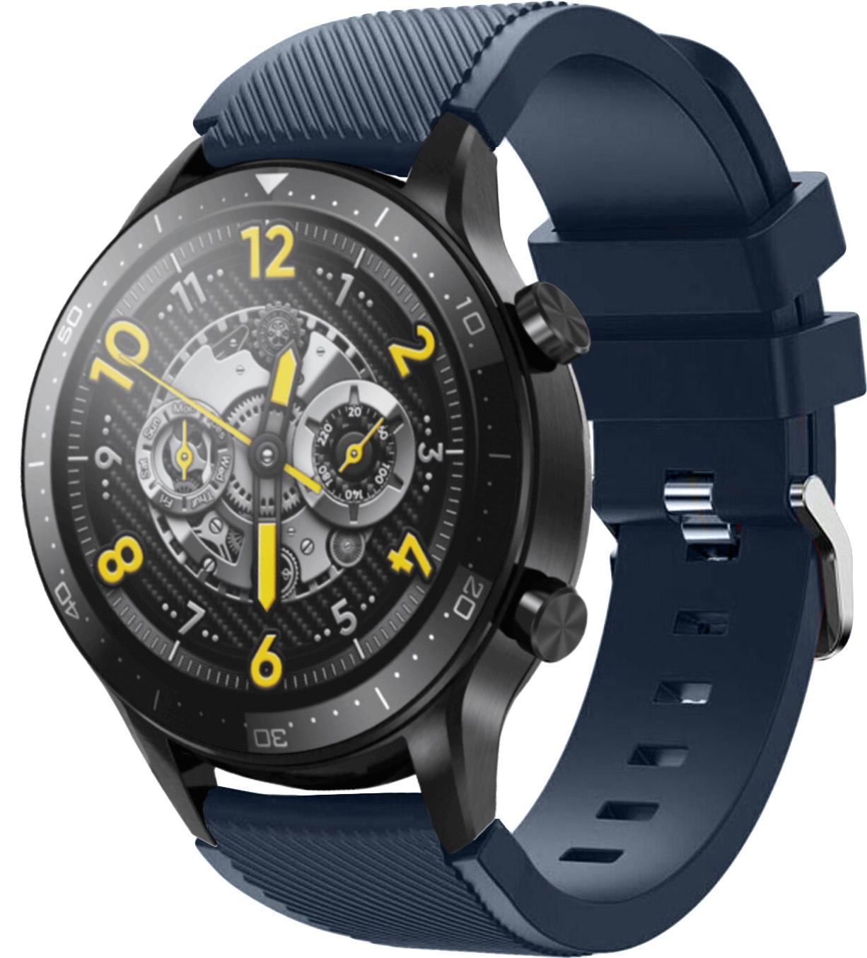 Ремешок Cross для Realme Watch S Pro 22 мм Dark Blue (22589-5D)