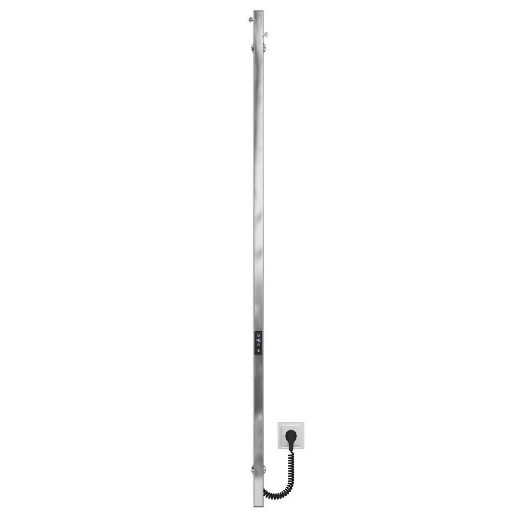 Полотенцесушитель электрический Deffi Holly JD04 нержавеющая сталь 30x1500 мм (C.MB.150.30.E.C.U.2)