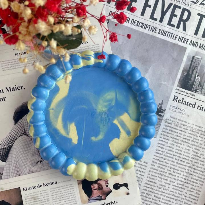 Підсвічник декоративний Ромашка гіпсова (1447)