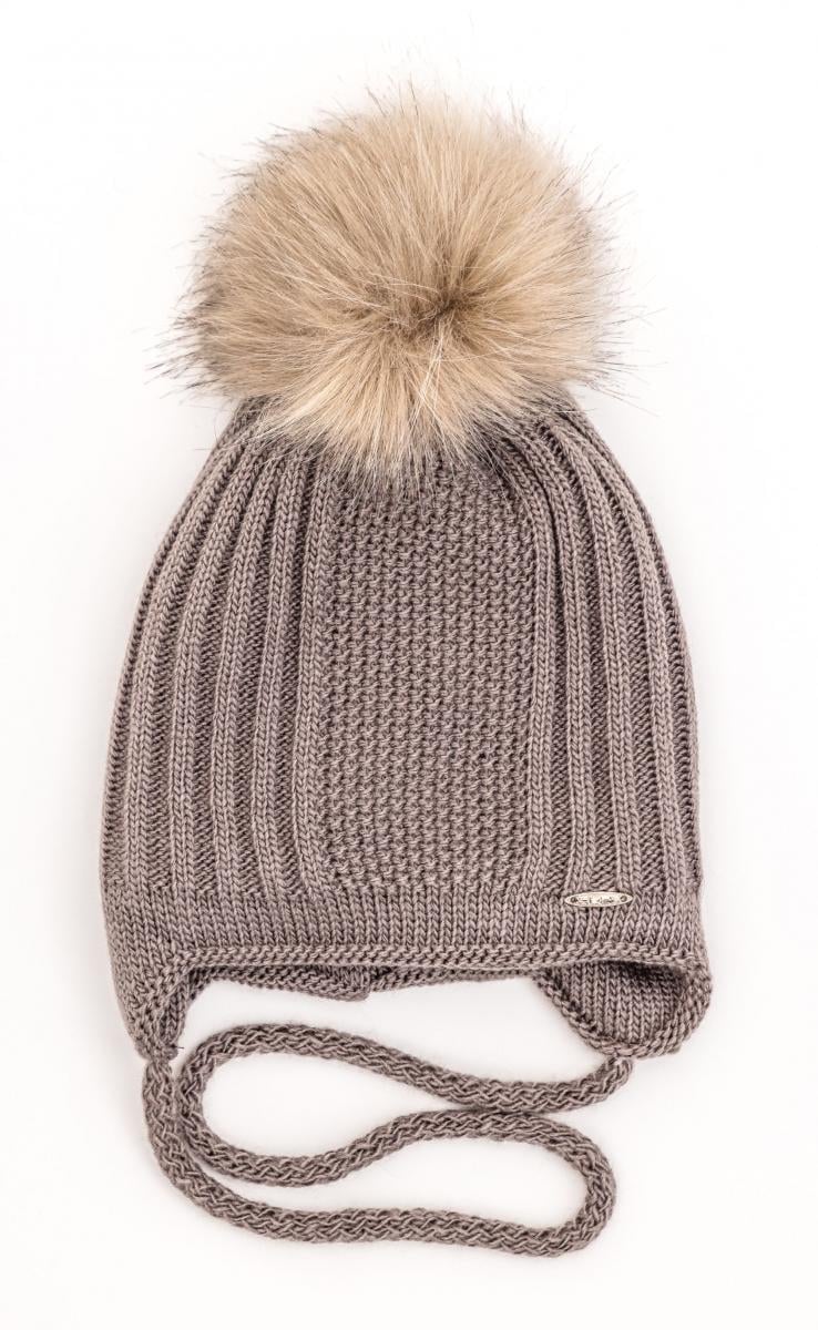 Шапка дитяча зимова Alex Кевін 40-44 см Кавовий