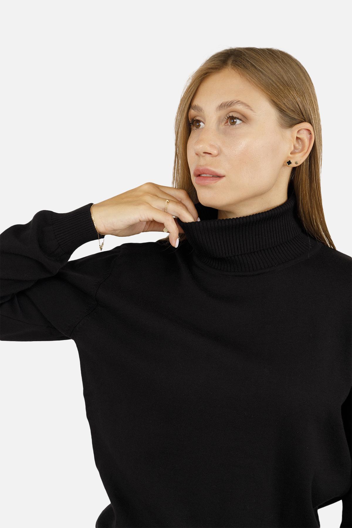 Гольф женский р. 48 Черный (SKT001008653) - фото 4