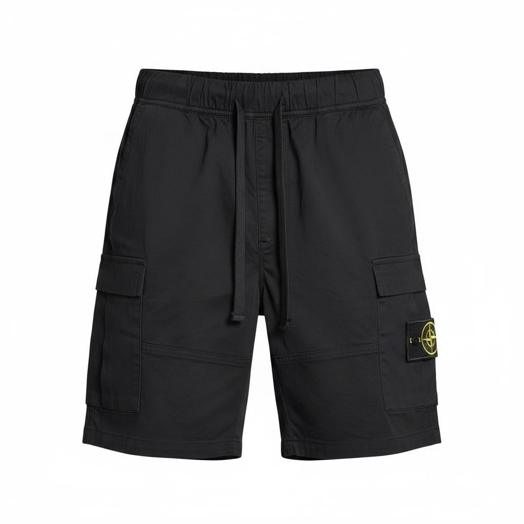 Шорты мужские в стиле Stone Island Ghost Piece Tank Shield Cargo Shorts XL Черный (SI18002.6XL) Шорты мужские в стиле Stone Island Ghost Piece Tank Shield Cargo Shorts XL Черный (SI18002.6XL)