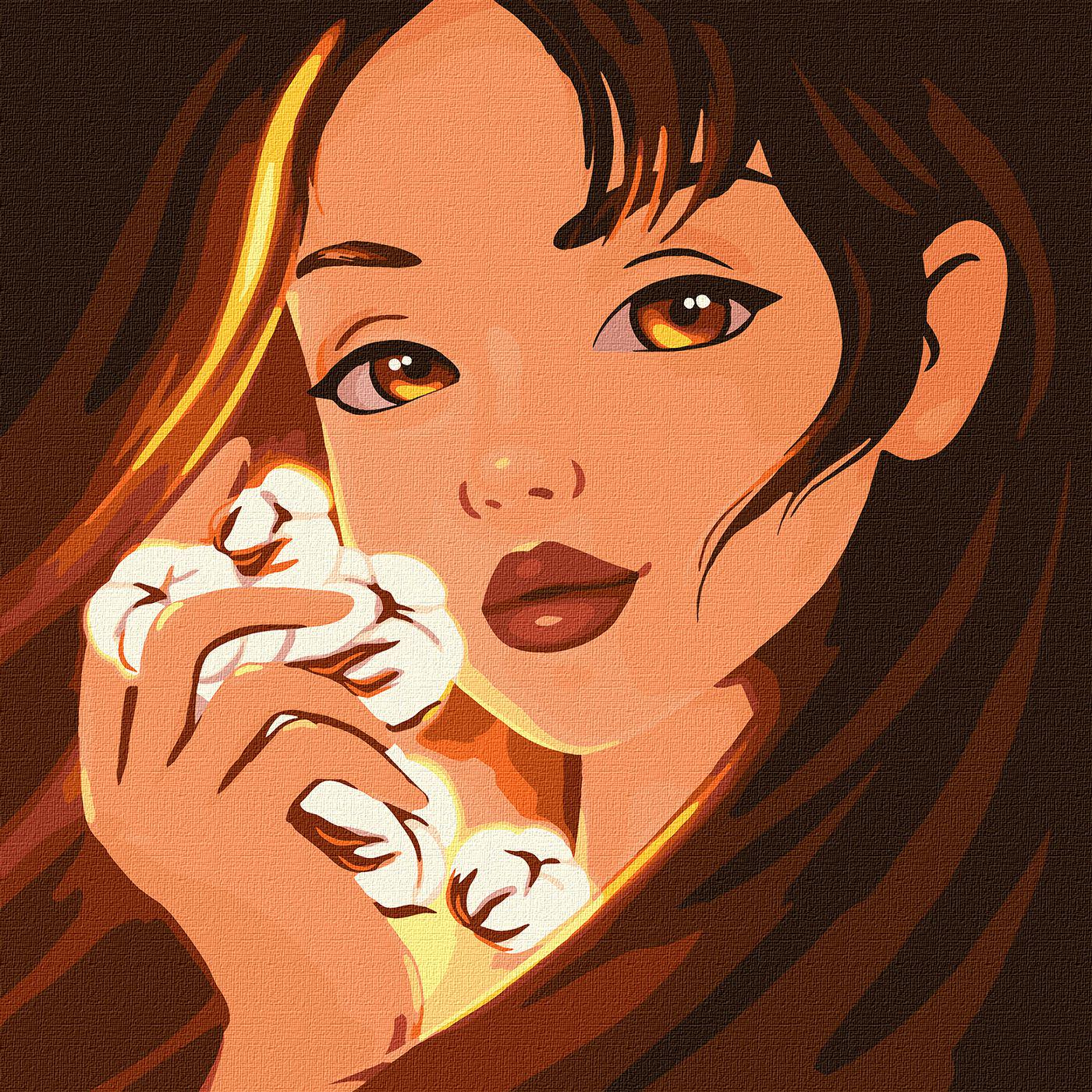 Картина по номерам Ideyka Волшебный хлопок кно2583 40x40 см (MTT-159103)