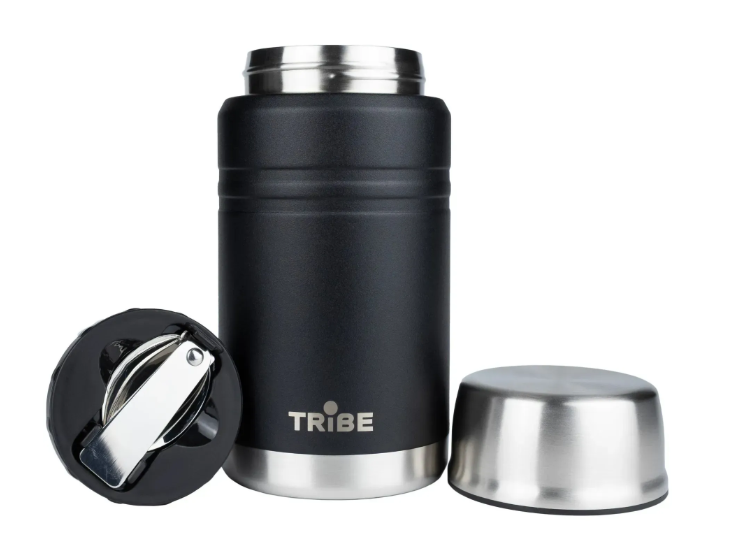 Термос пищевой Tribe T-DE-0023 Food Jar 0,7 л Черный (8585053828687)