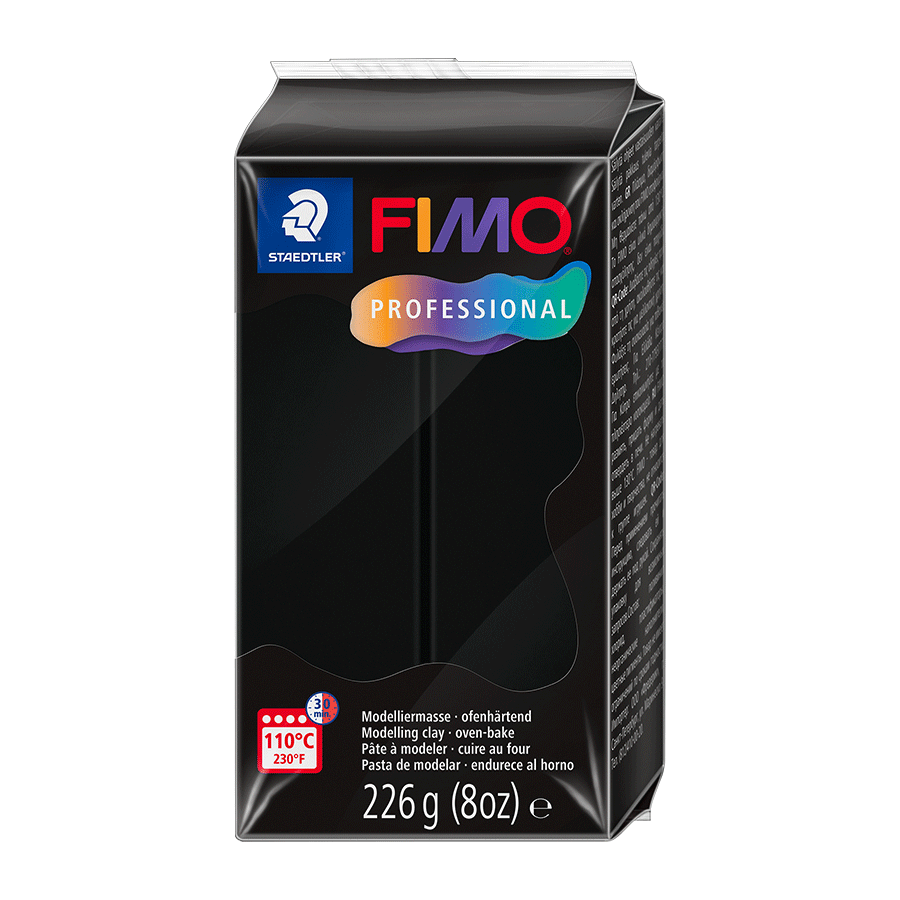 Глина полимерная Fimo Professional 226 г Черный (8042-9)