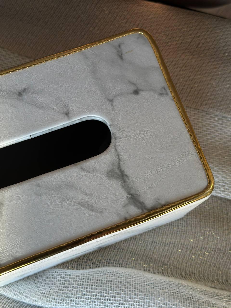 Салфетница YIWU HP-3-202 Мрамор из экокожи 25х13,5х10 см Белый - фото 4 Салфетница YIWU HP-3-202 Мрамор из экокожи 25х13,5х10 см Белый - фото 4