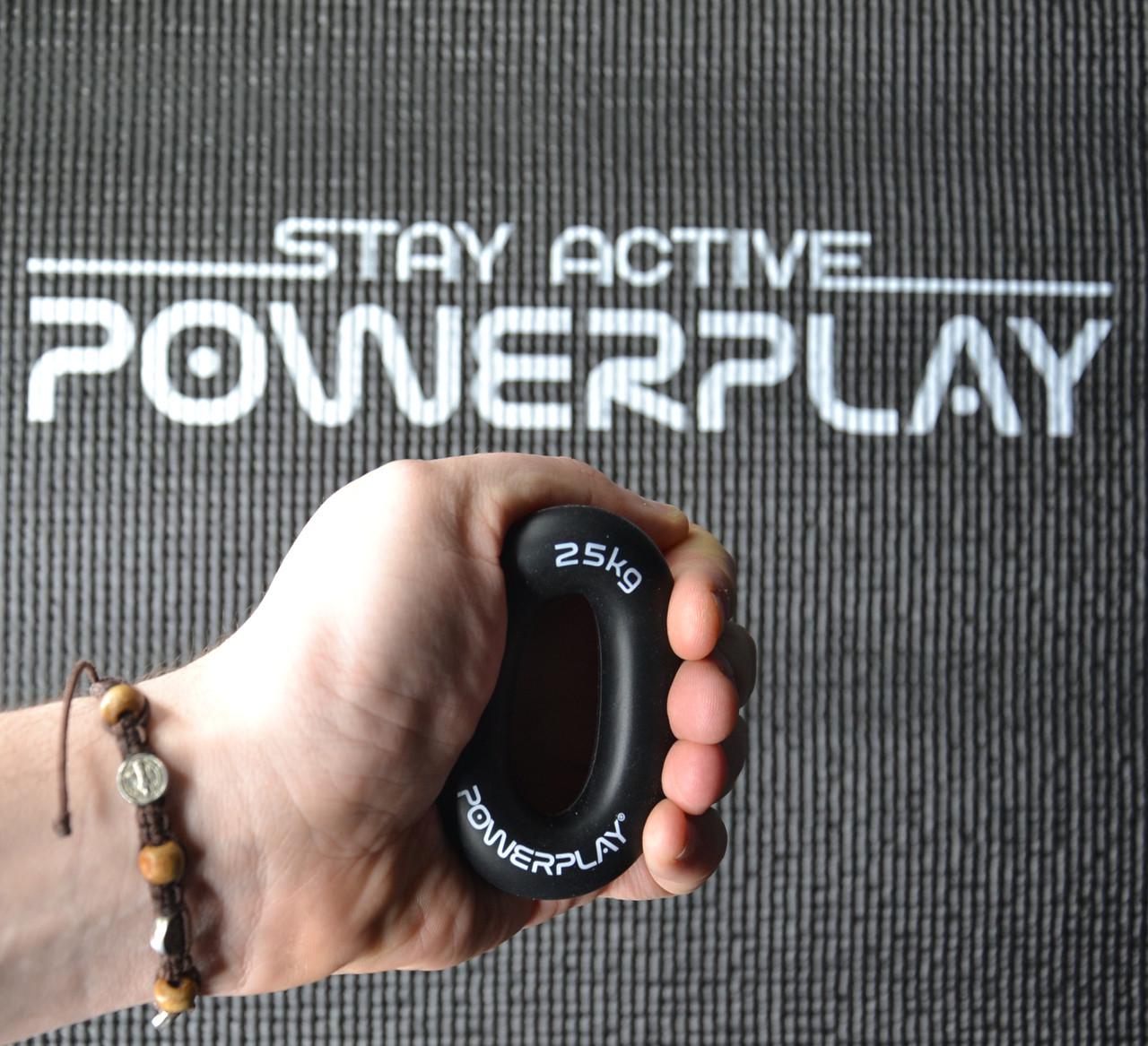 Эспандер кистевой силиконовый PowerPlay PP-4324 Hand Grip Ring Hard 25 кг Черный (A-012894) - фото 8 Эспандер кистевой силиконовый PowerPlay PP-4324 Hand Grip Ring Hard 25 кг Черный (A-012894) - фото 8