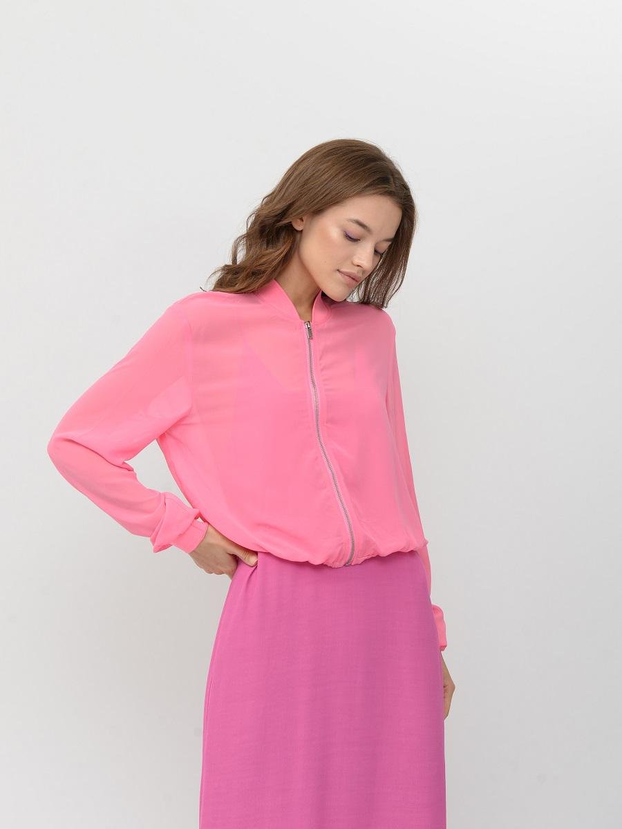 Бомбер H&M р. 38 Розовый (12410120)