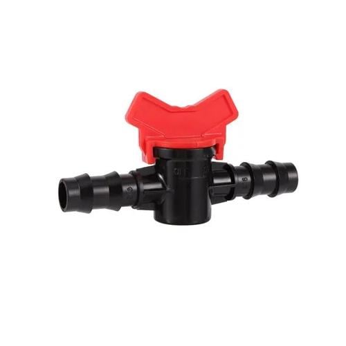 Соединительный клапан для поливочной трубки пластиковый 16 мм (492-a93f8)