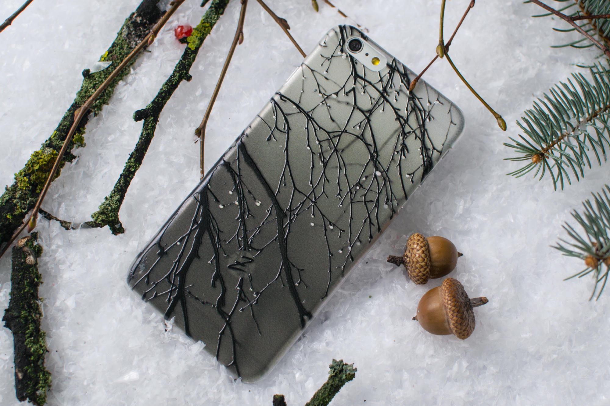 Силиконовый чехол Zorrov для Apple iPhone X - Winter dream (10290050153033485) - фото 3