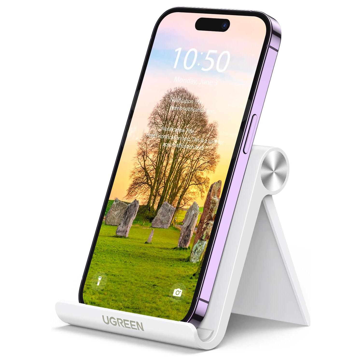 Підставка для телефону UGREEN LP106 4-7,9" Білий (30285)