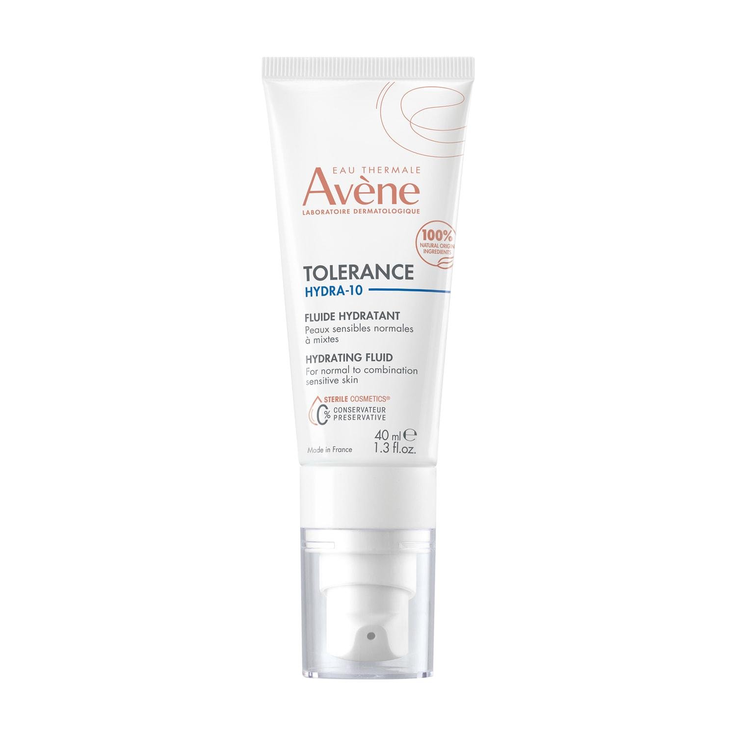 Флюид увлажняющий с гиалуроновой кислотой Avene Tolerance Hydra-10 Hydrating Fluid 40 мл (2536971981)