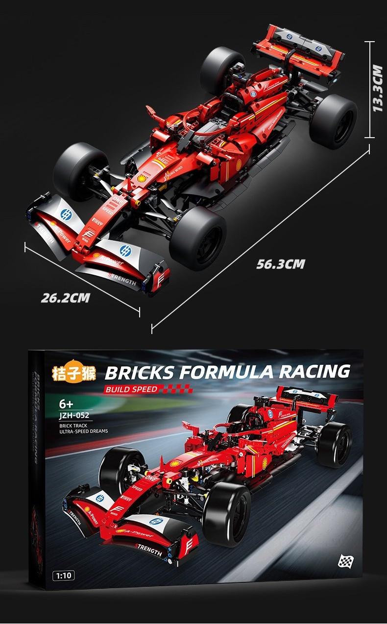Конструктор на радиоуправлении 1:10 Ferrari SF-24 F1 Формула 1 гоночная машина с мотором и пультом 56 см Красный - фото 8