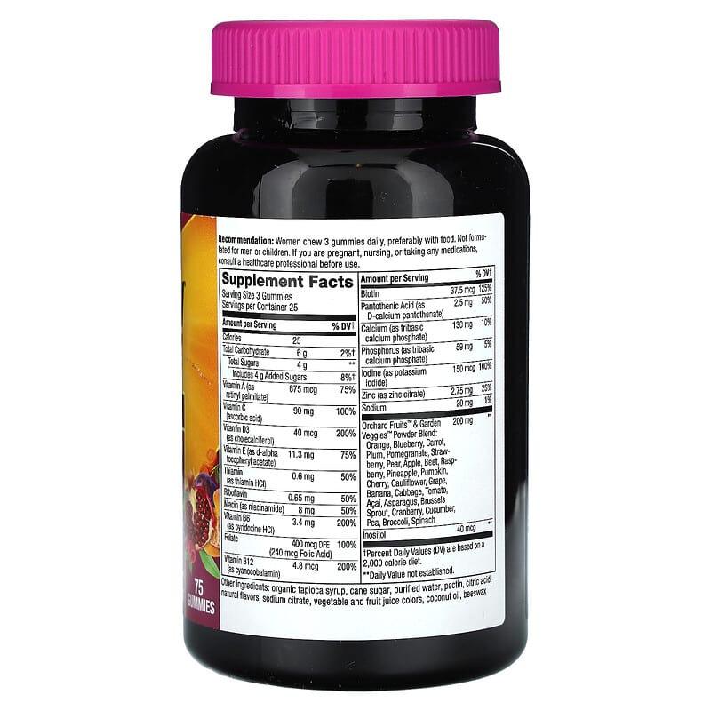 Мультивитамины для женщин Nature's Way Alive Women`s Premium Gummy Multivitamin 75 жевательных мармеладок (1469092051) - фото 2