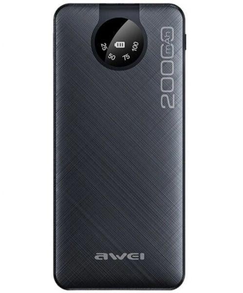 Повербанк Awei P13K 20000 mAh PD 20W QC22,5W UA UCRF Black (1731460)