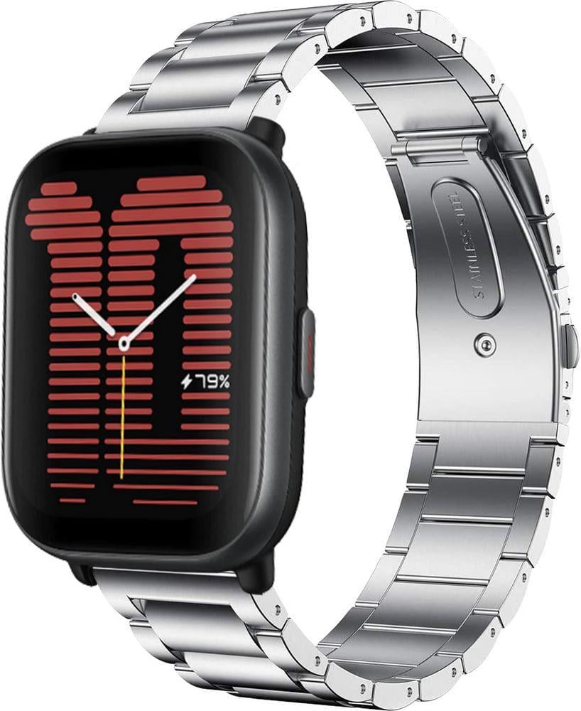 Браслет металевий Shape для Amazfit Active Silver (38399-59) Браслет металевий Shape для Amazfit Active Silver (38399-59)