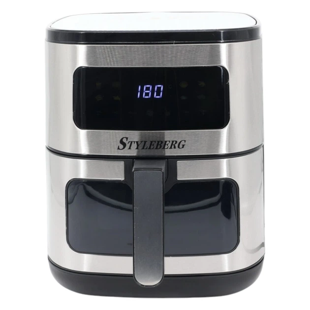 Аэрофритюрница Styleberg 1570 G с механическим управлением 7.5 л Серый (GR-05639) Аэрофритюрница Styleberg 1570 G с механическим управлением 7.5 л Серый (GR-05639)