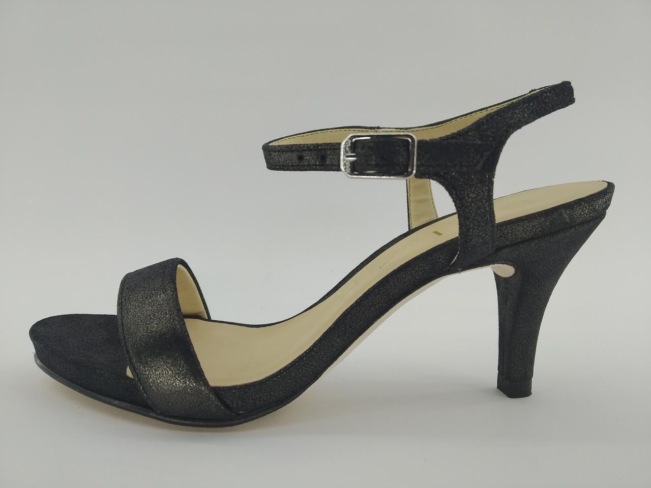 Босоніжки жіночі на шпильці Unisa №011 р. 35/23 см Чорний (562989707)