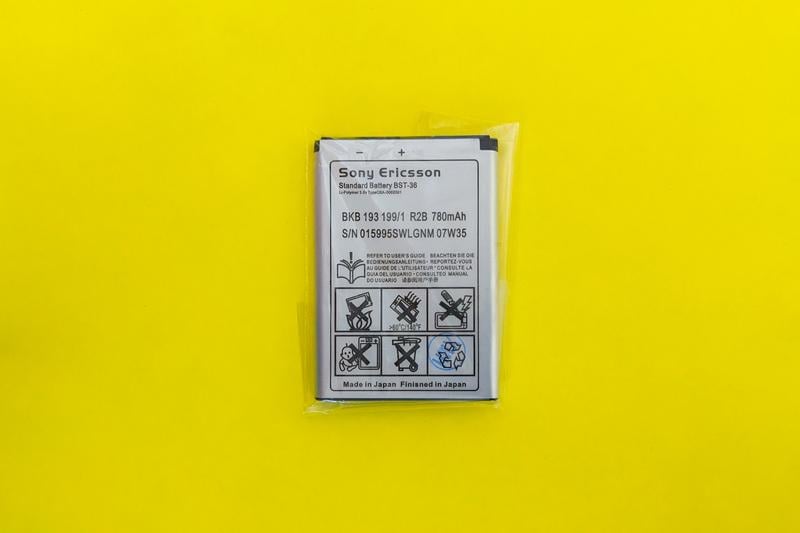 Аккумулятор для мобильного телефона BST 36 Sony Ericsson Bst-36 Z310/W200/K510/K310/K320/J300/T250/T280 600 mAh Аккумулятор для мобильного телефона BST 36 Sony Ericsson Bst-36 Z310/W200/K510/K310/K320/J300/T250/T280 600 mAh