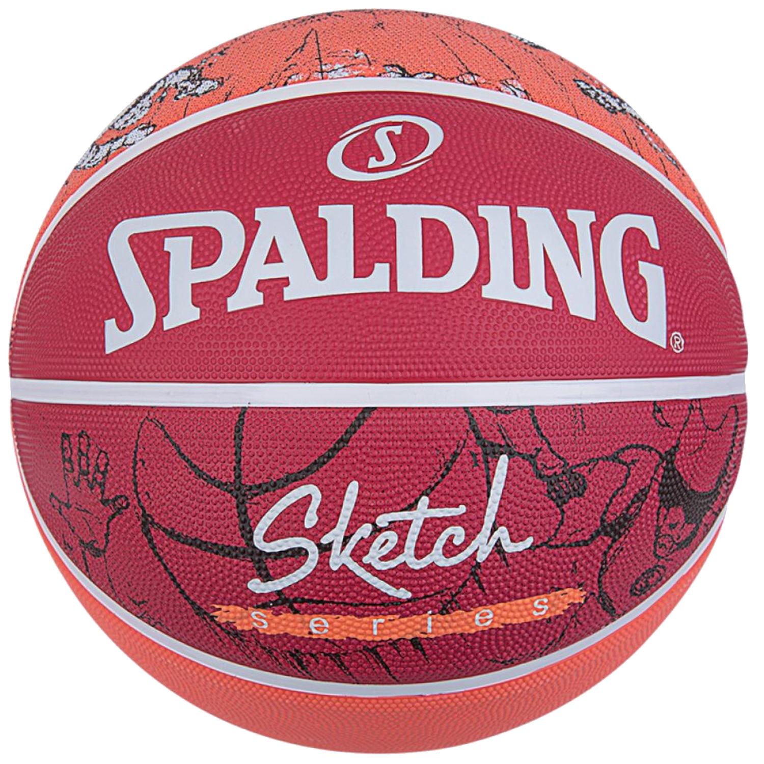 Мяч баскетбольный Spalding Sketch Drible Ball 84381Z №7