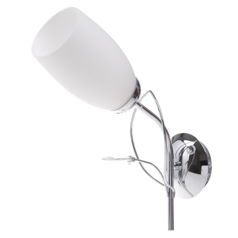 Бра настенное классическое накладное Brille LK-212W/1 E27 CHR L38-111