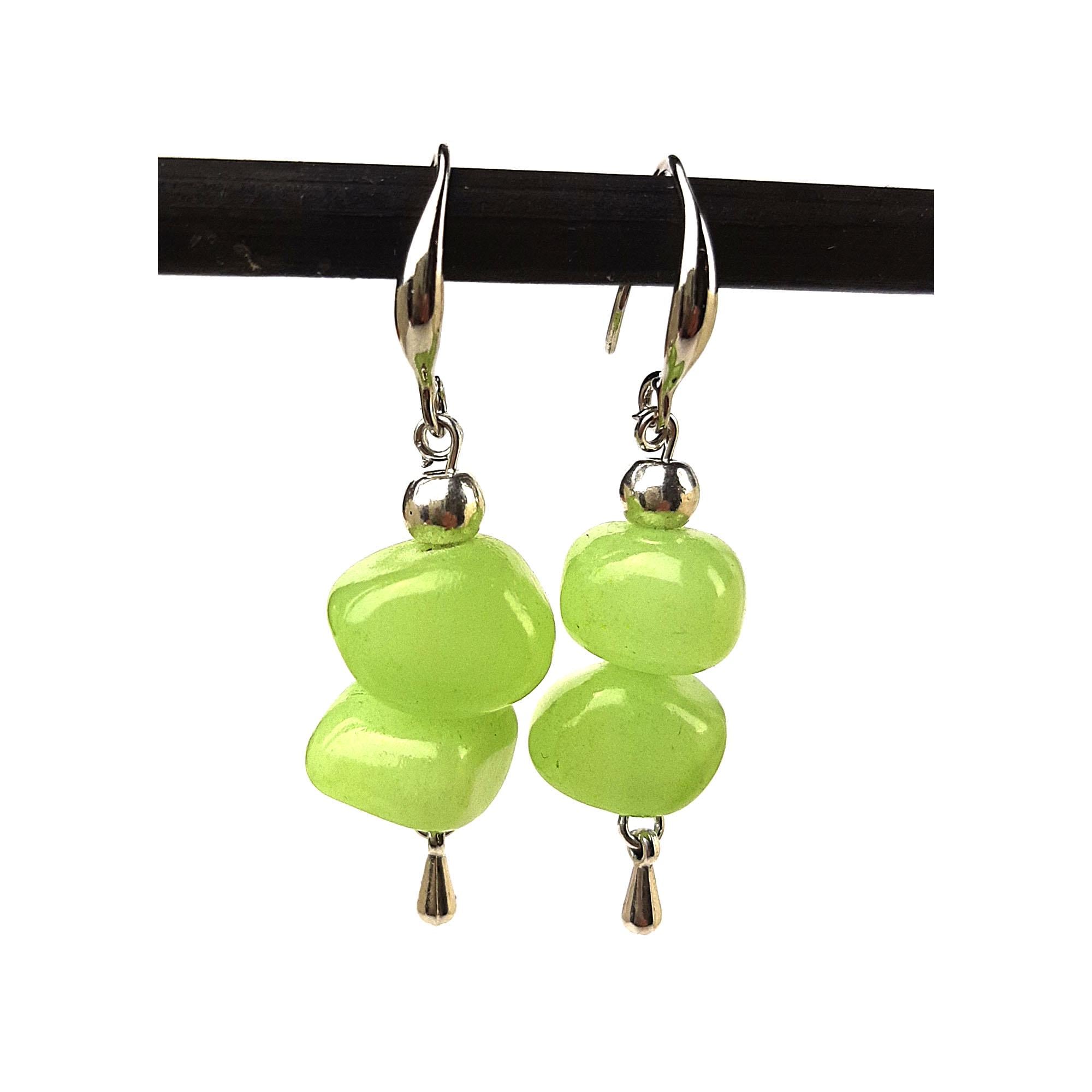 Серьги DARSANA Настроение из натурального камня оникс (DRSU005632)