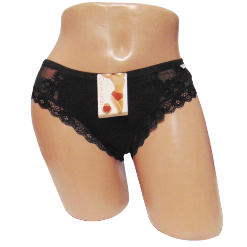 Трусы с кружевом Careuokin 8758 L Черный Трусы с кружевом Careuokin 8758 L Черный