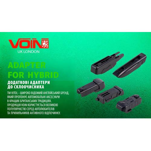 Адаптер для стеклоочистителя VOIN VH-PB19 Hibrid Push Button 19 мм (12138520) - фото 2