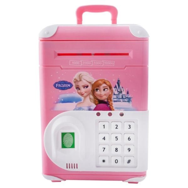 Копилка детская HousePluse Frozen Сейф-банкомат с кодовым замком (400422)