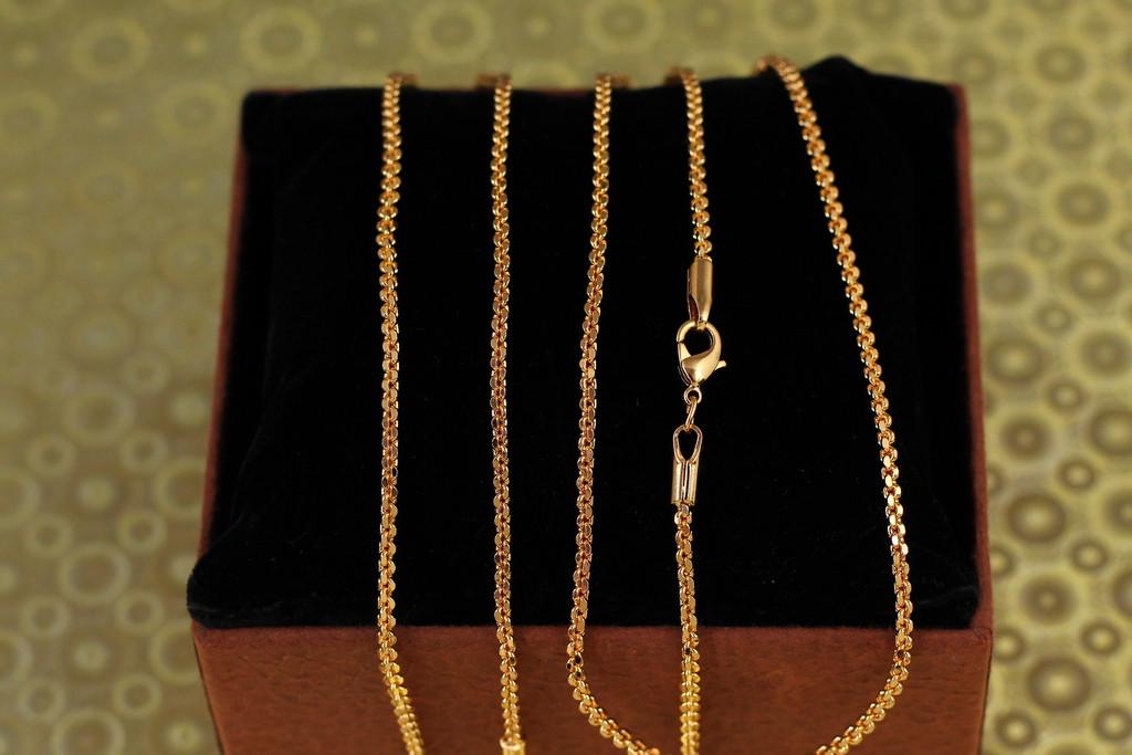 Цепь Xuping Jewelry Якорь шляпа 40 см 2 мм Золотистый (2295085331)