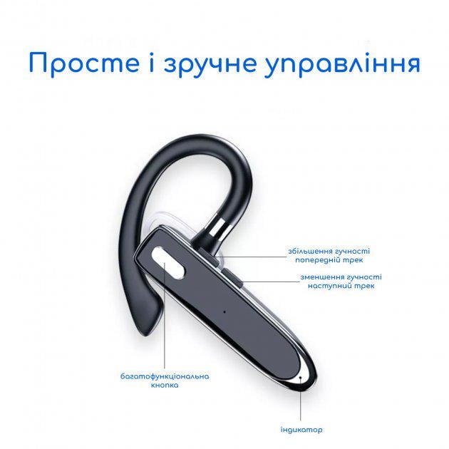 Гарнітура Bluetooth Xicami YYK-530 чорний (11288491) - фото 7