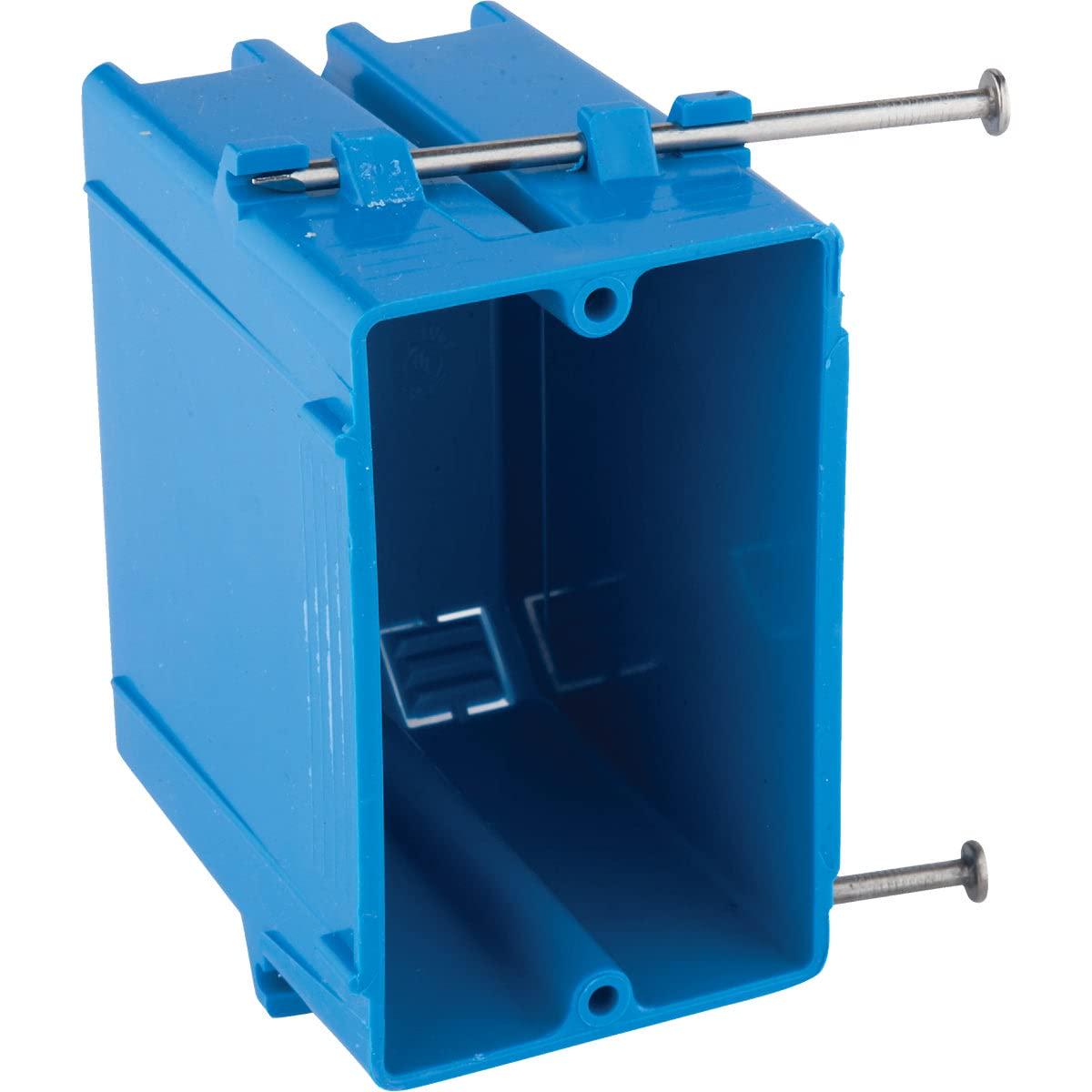 Монтажна коробка американського стандарту під мультимедійні розетки 77,2 мм Синій (000029594) Монтажна коробка американського стандарту під мультимедійні розетки 77,2 мм Синій (000029594)