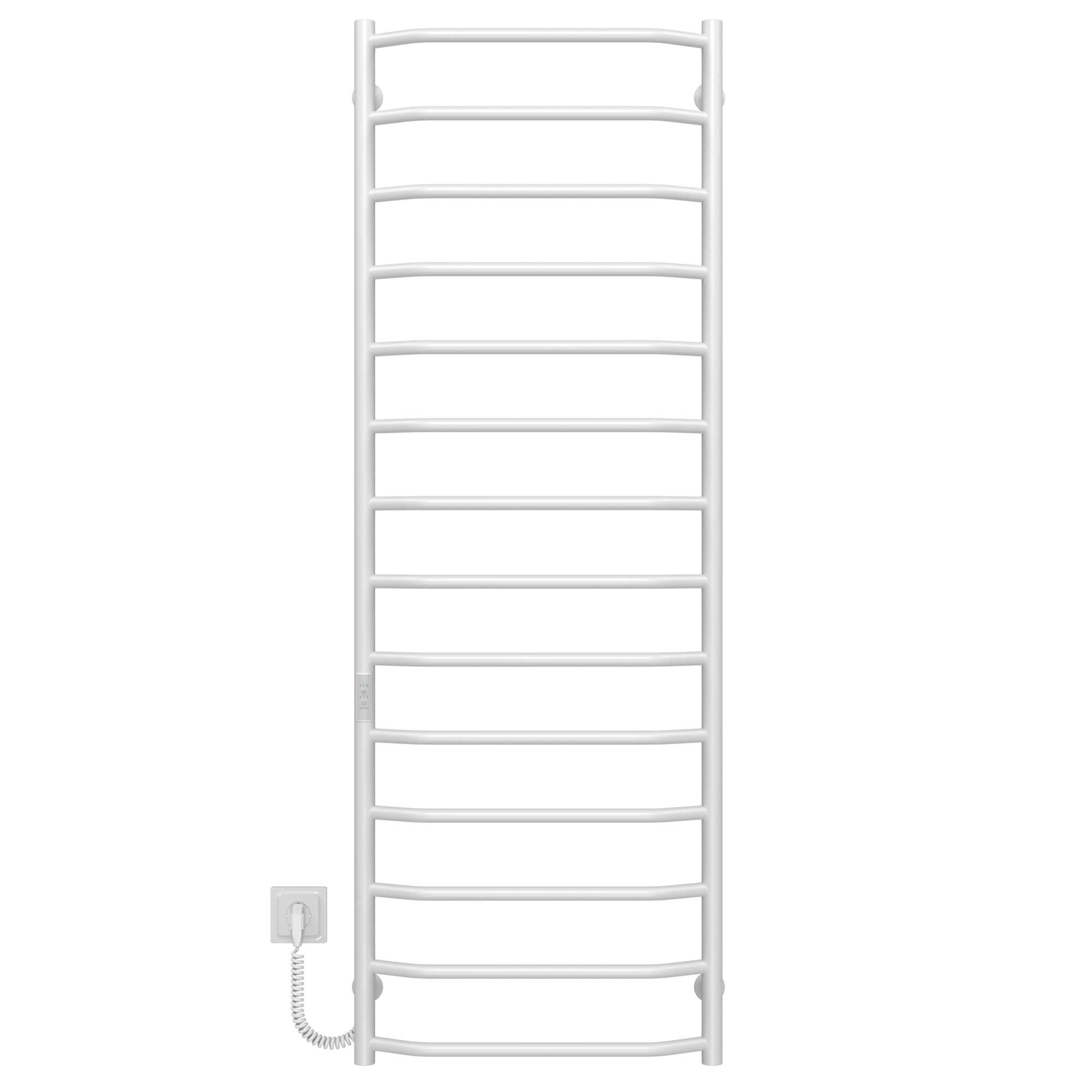 Полотенцесушитель электрический Deffi Трапеция П14 WD03 левое подключение нержавеющая сталь 500х1500 мм Белый (C.TR.150.50.14.E.W.L.3)