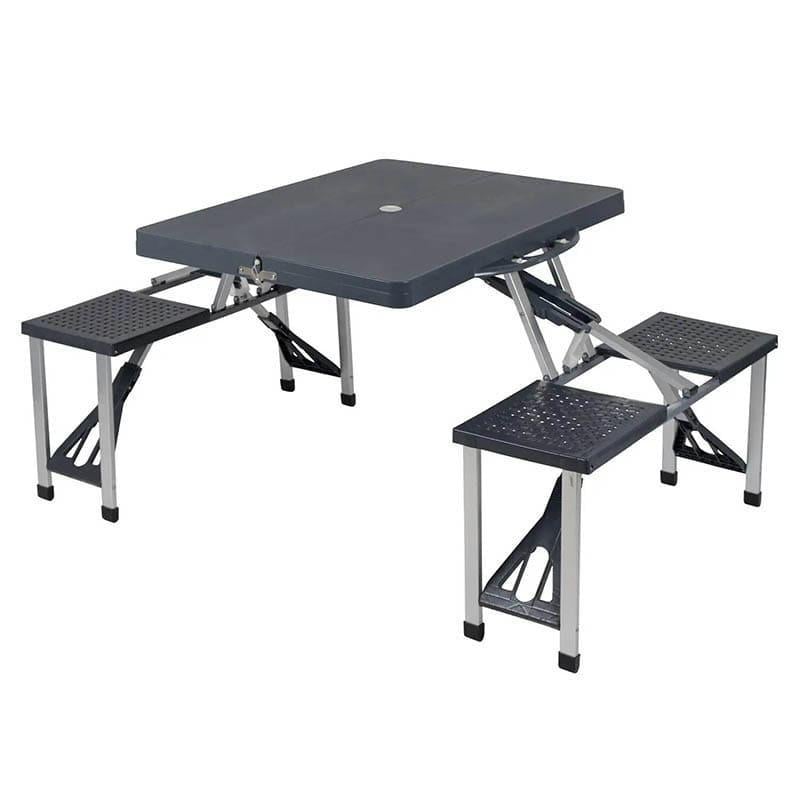 Туристический стол раскладной со стульями Bo-Camp Basic Grey (DAS301451)