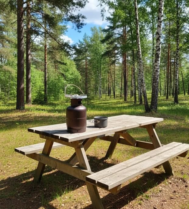 Балон кемпінговий газовий з пальником 8 л Коричневий (2104618758) - фото 4 Балон кемпінговий газовий з пальником 8 л Коричневий (2104618758) - фото 4