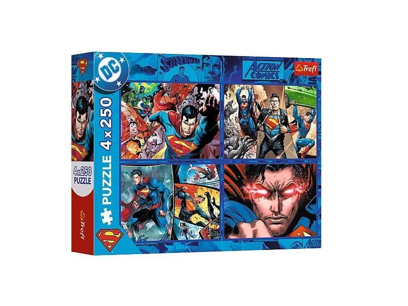 Пазлы Superman Смелость Супермена 4x250 элементов (2987236494)