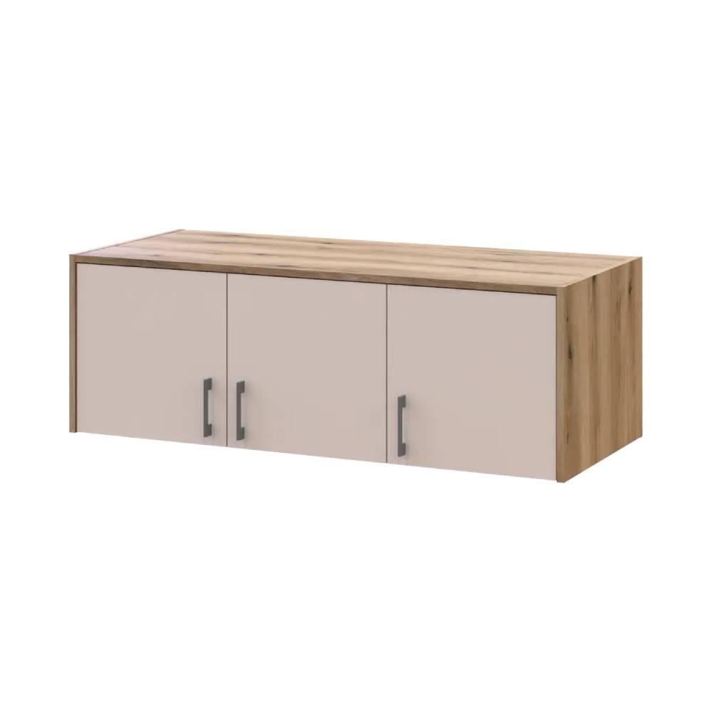 Антресоль Doros Ронді DRS-011602 3 ДСП 121х52х41 см Дуб Артизан/Кашемір (80737823)