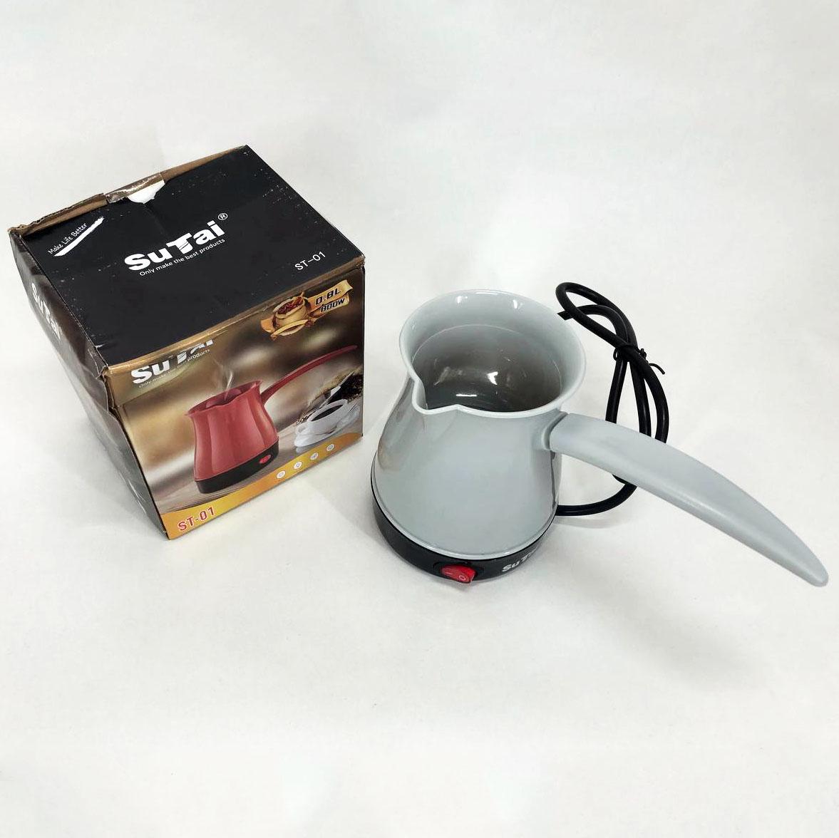 Турка електрична SuTai Сірий - фото 4 Турка електрична SuTai Сірий - фото 4