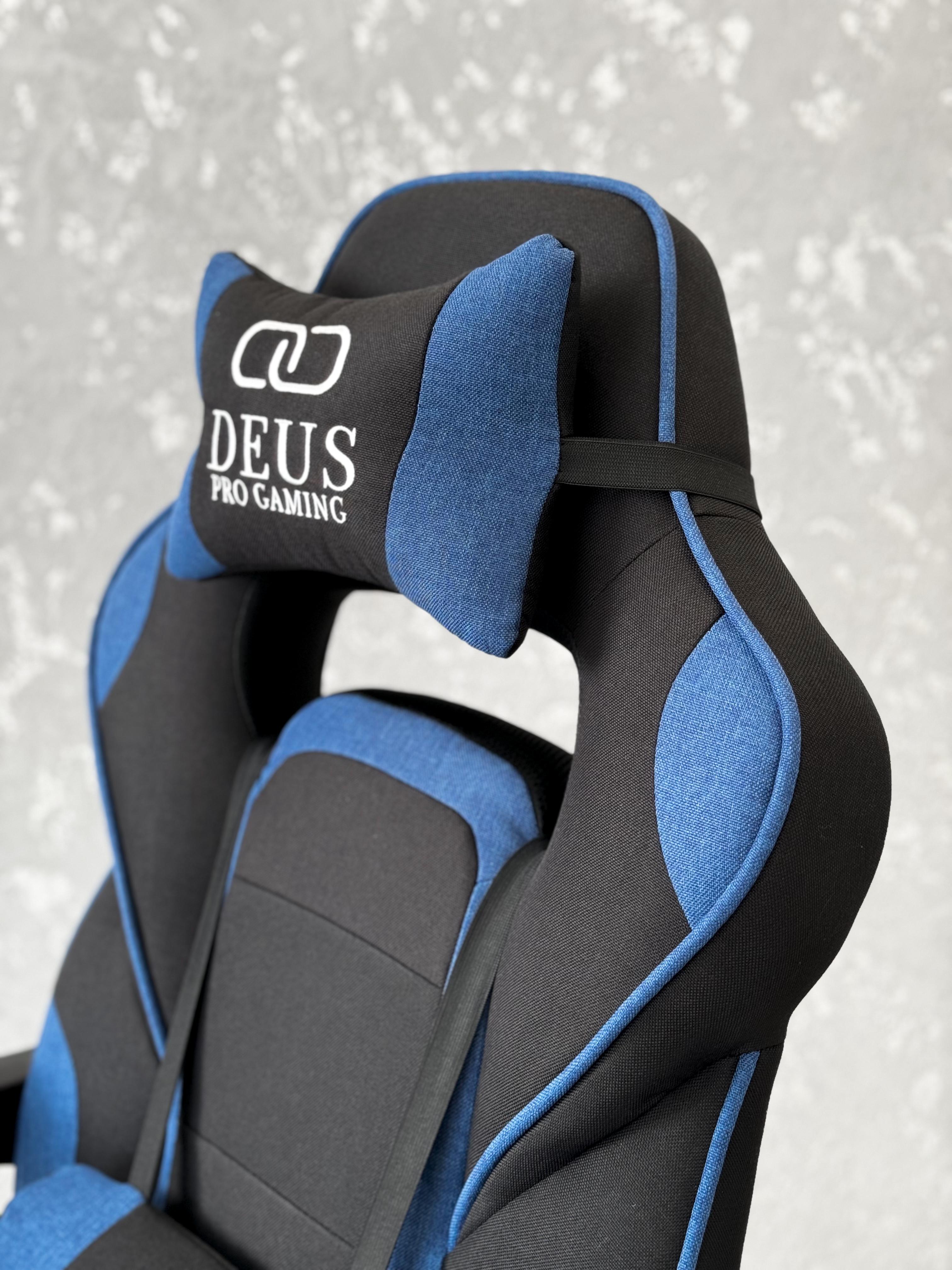 Кресло игровое Deus T14 Черный/Синий - фото 5