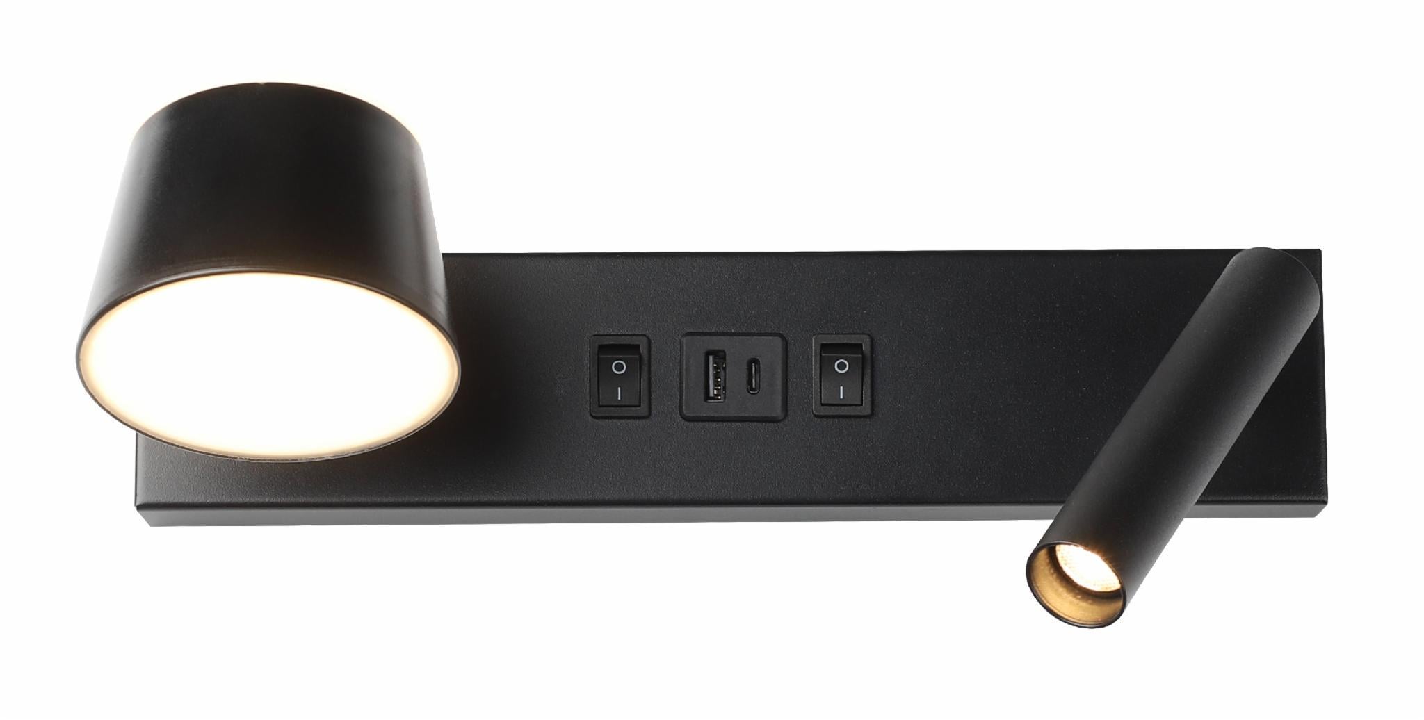 Настенный LED-светильник Luminaria EDGE 10W 4200K Black (36483429)
