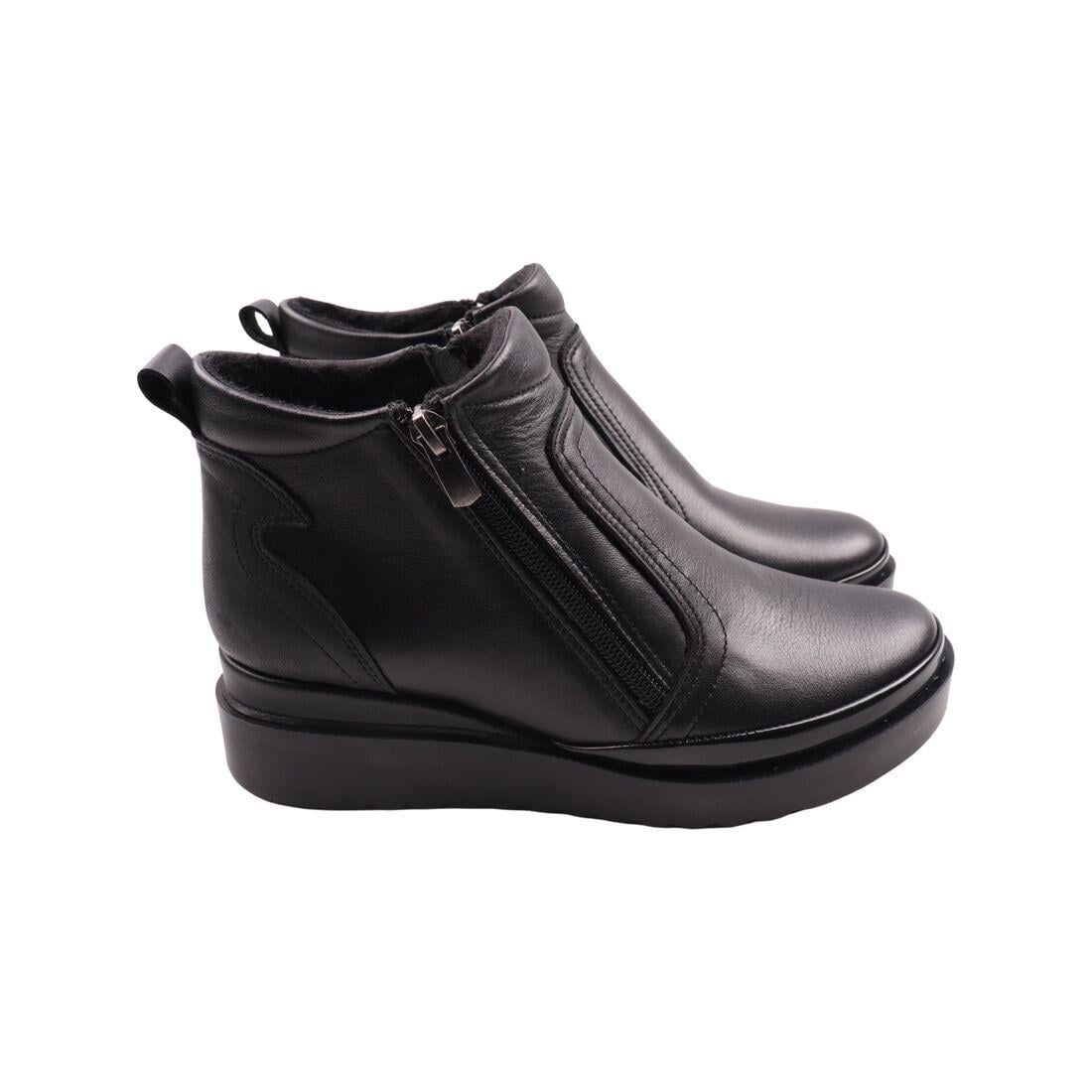 Ботинки женские Kesim натуральная кожа р. 39 Черный (137-23DHC)