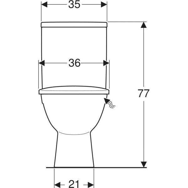 Бачок керамический для унитаза Kolo Status нижний подвод (2341010UA) - фото 7 Бачок керамический для унитаза Kolo Status нижний подвод (2341010UA) - фото 7