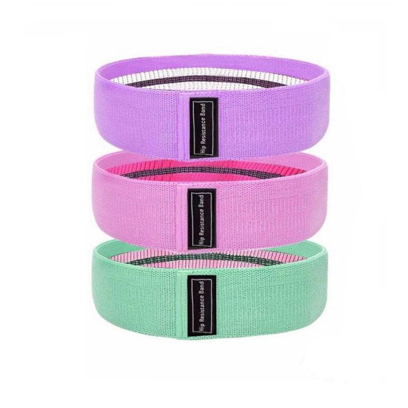 Набор резинок для спорта с разной нагрузкой тканевые