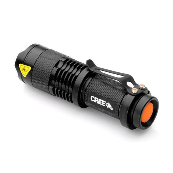 Фонарик с зумом Tactic UltraFire SK68 CREE Q5-XPE AA5 500 Lm 1839 (NA004479)
