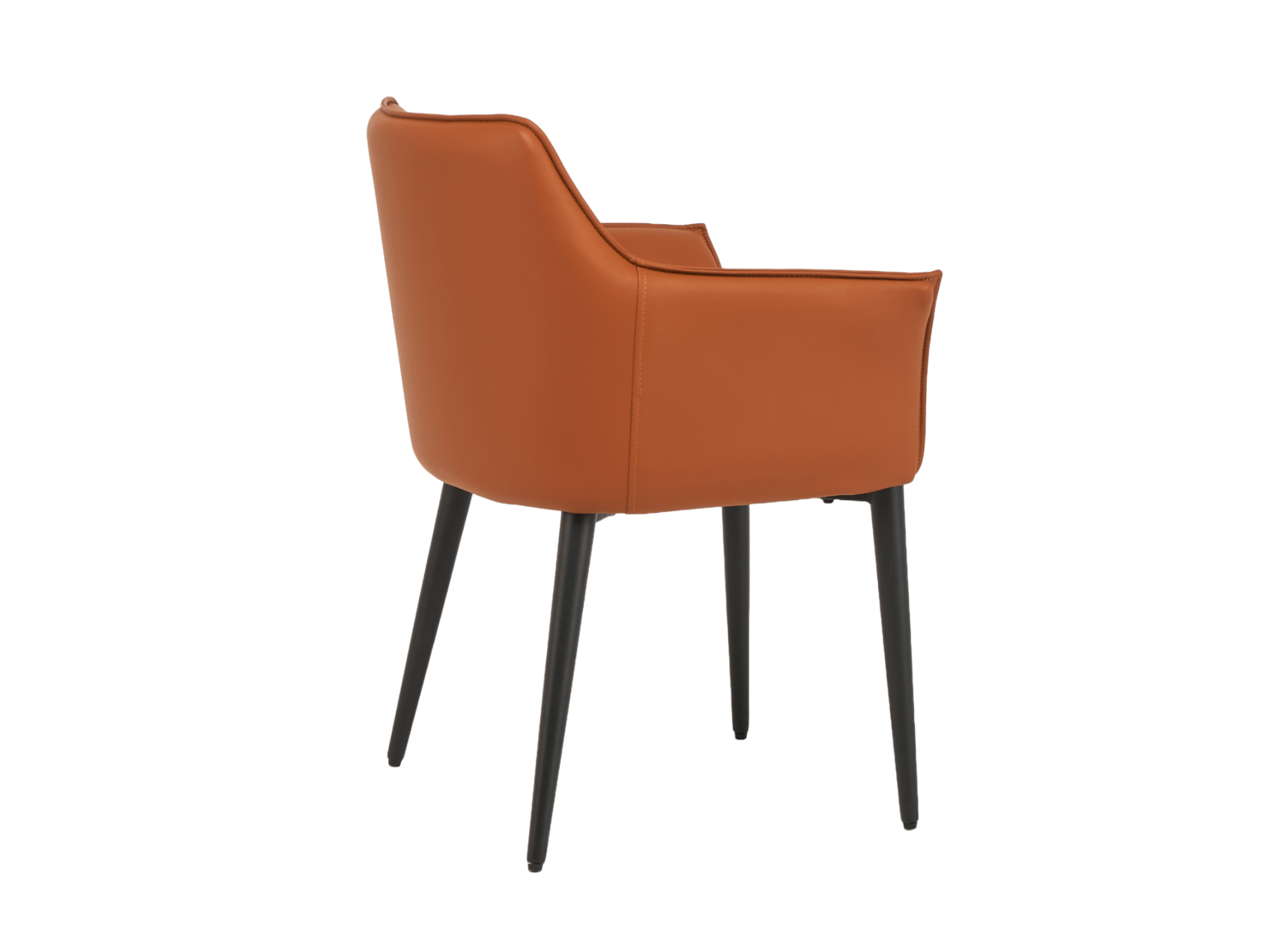 Стілець обідній Vetro Теракотово-Чорний (M-90) - фото 3 Стілець обідній Vetro Теракотово-Чорний (M-90) - фото 3