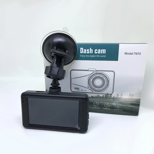 Автомобильный видеорегистратор (T670 WDR) - фото 3 Автомобильный видеорегистратор (T670 WDR) - фото 3