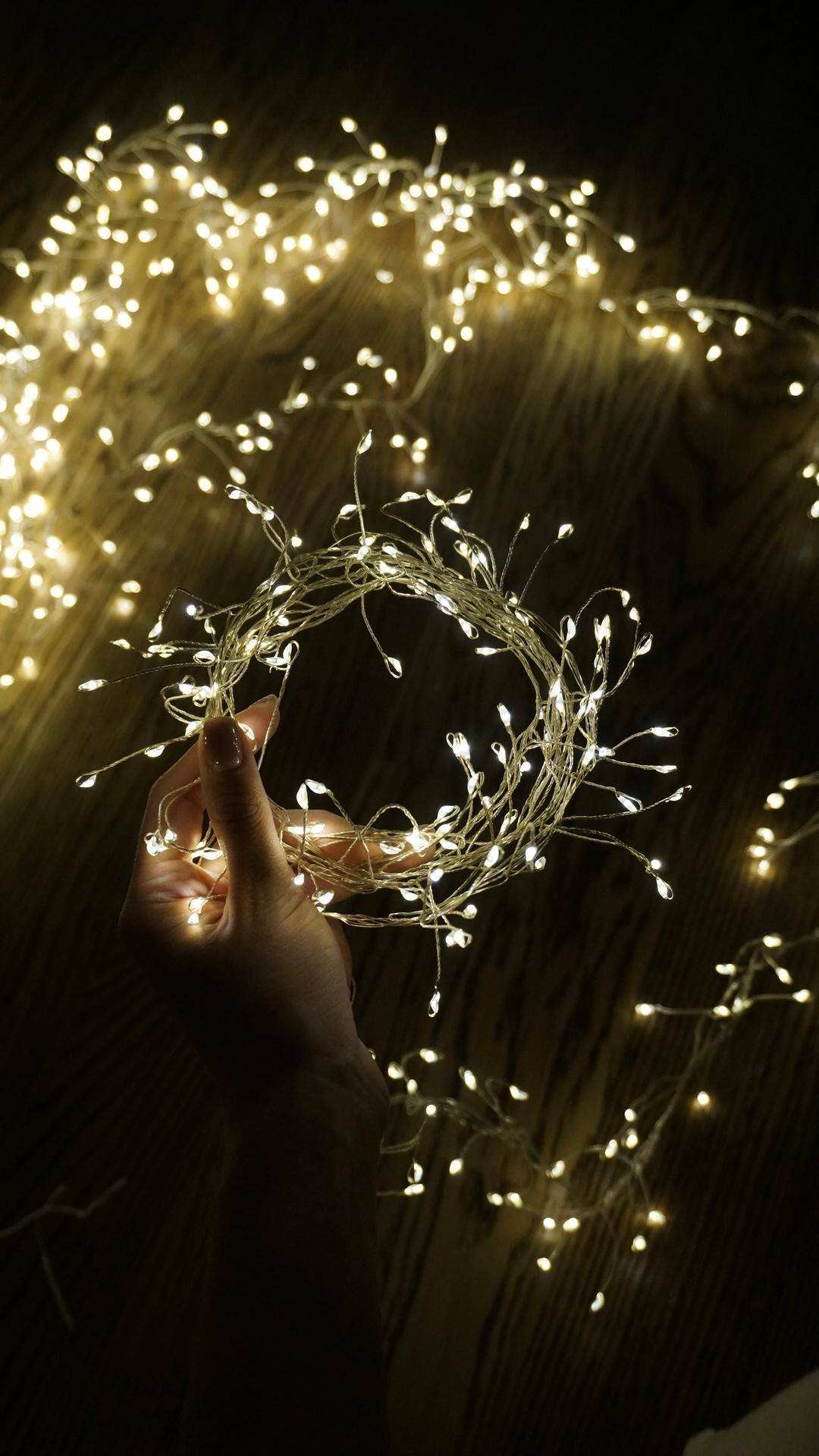 Гірлянда-павутиння Роса Мішура від мережі 6 м (1235) - фото 8