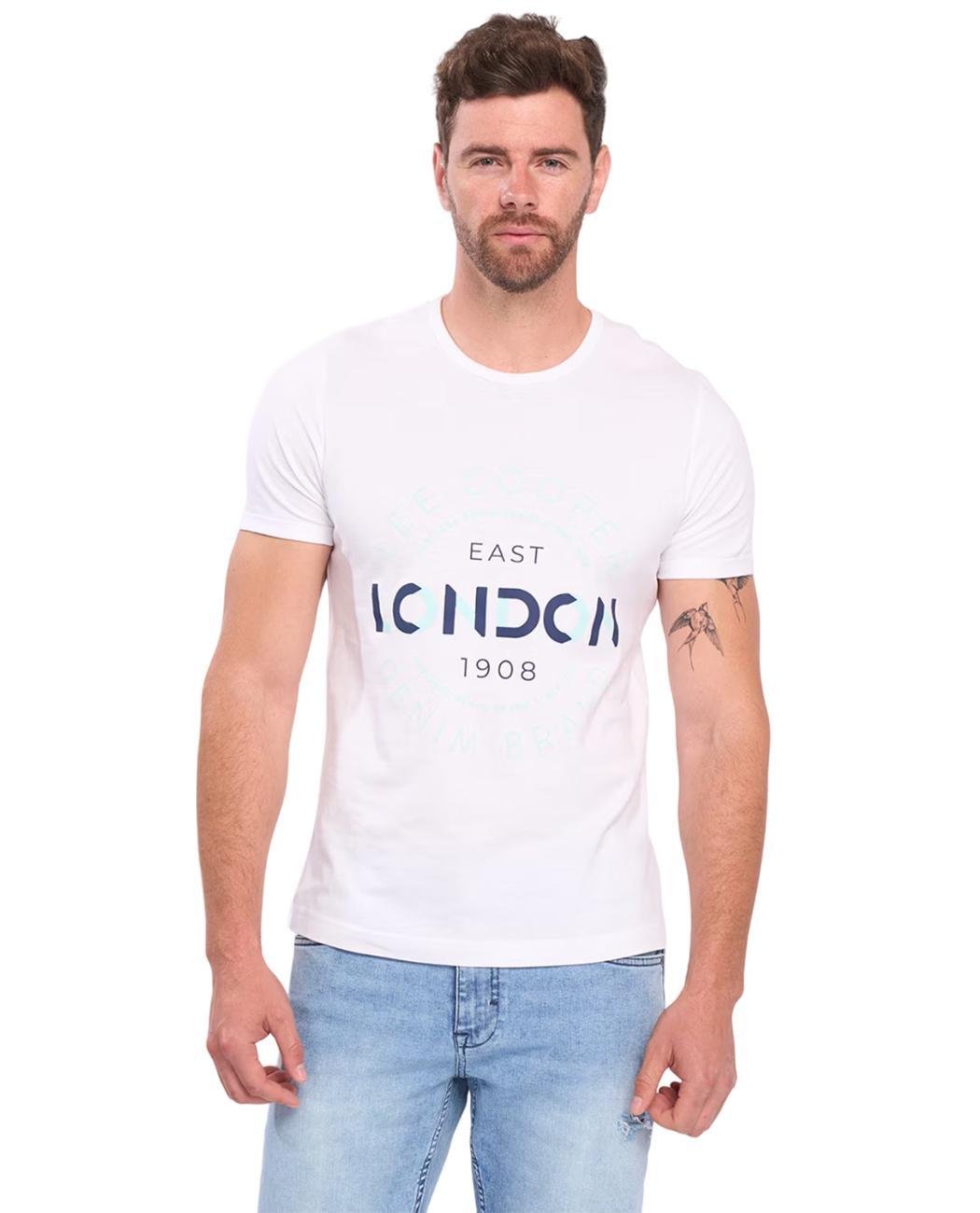 Футболка мужская Lee Cooper 10196481.101 XXL Белый (5942723049667)